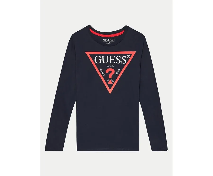 obrazek 1 Guess Bluzka L84I29 K8HM0 Granatowy Regular Fit