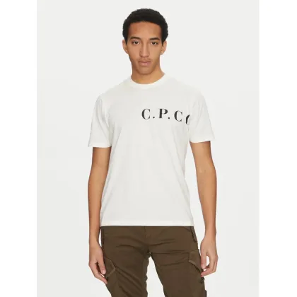 Zdjęcie C.P. Company T-Shirt 18CMTS139A005100W Biały Regular Fit
