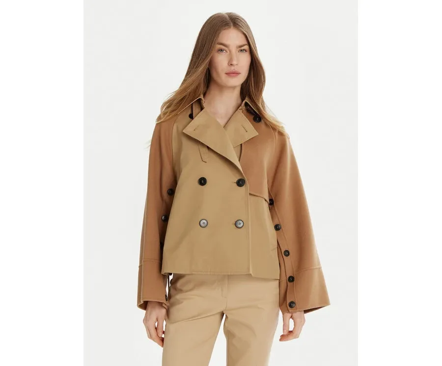 obrazek 1 Weekend Max Mara Trencz Bazar 2515081041 Beżowy Relaxed Fit