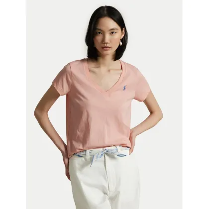 Zdjęcie Polo Ralph Lauren T-Shirt 211902403008 Różowy Straight Fit