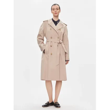 Zdjęcie Tommy Hilfiger Trencz Cotton Classic Trench WW0WW40482 Beżowy Regular Fit