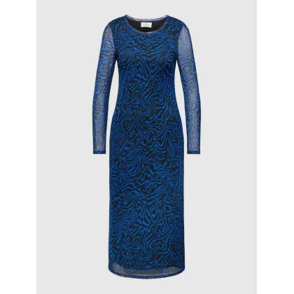 Zdjęcie Sukienka midi ze wzorem na całej powierzchni