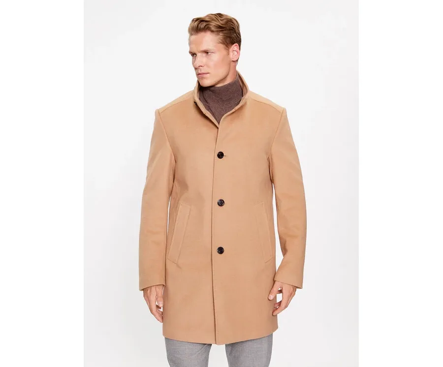 obrazek 1 JOOP! Płaszcz wełniany 30037689 Brązowy Regular Fit