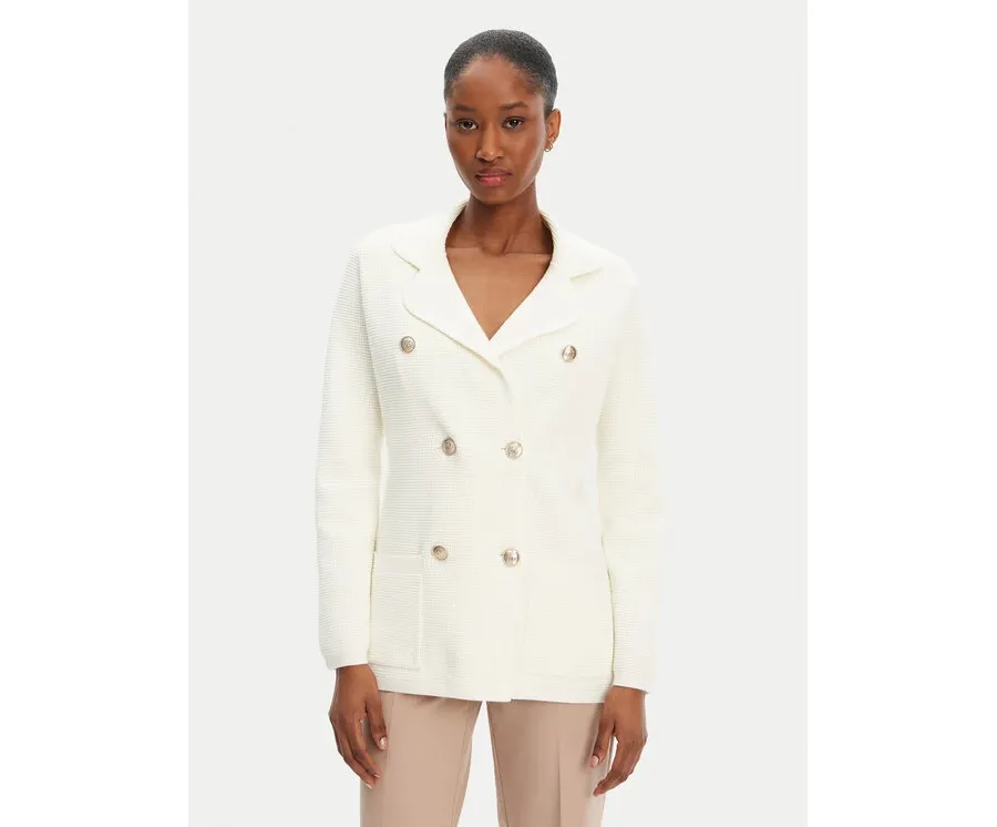 obrazek 1 Guess Marynarka 5RGR10 5851Z Écru Regular Fit