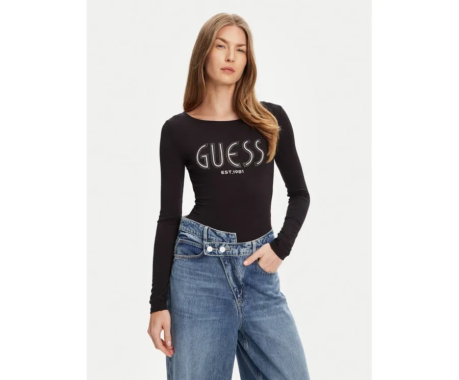 obrazek 1 Guess Body W5YP05 K68D2 Czarny Slim Fit