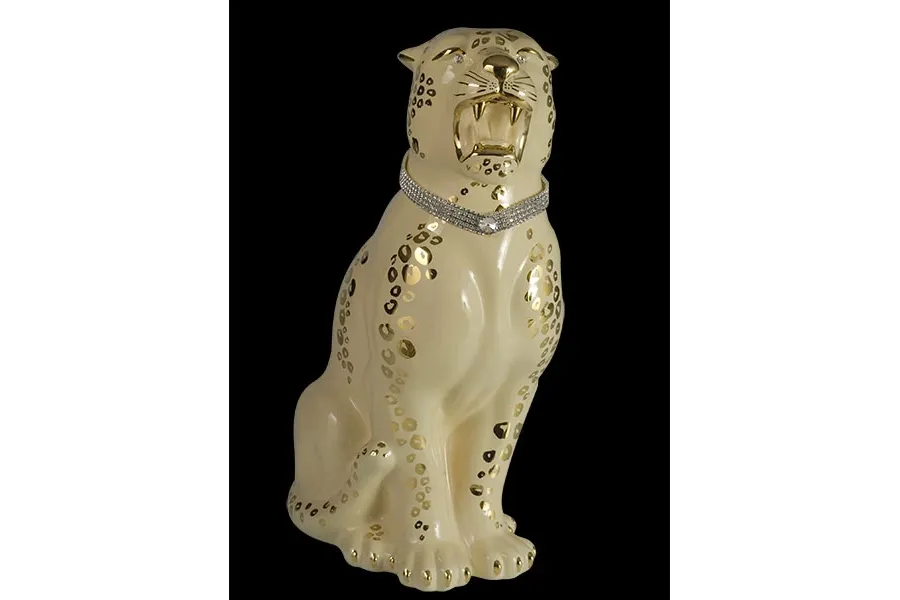 picture 1 Ceramic leopard - home decoration