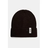 Zdjęcie Drôle de Monsieur czapka wełniana Le Bonnet DrUle kolor brązowy wełniana E.BN100.WO007.BN Le Bonnet DrUle