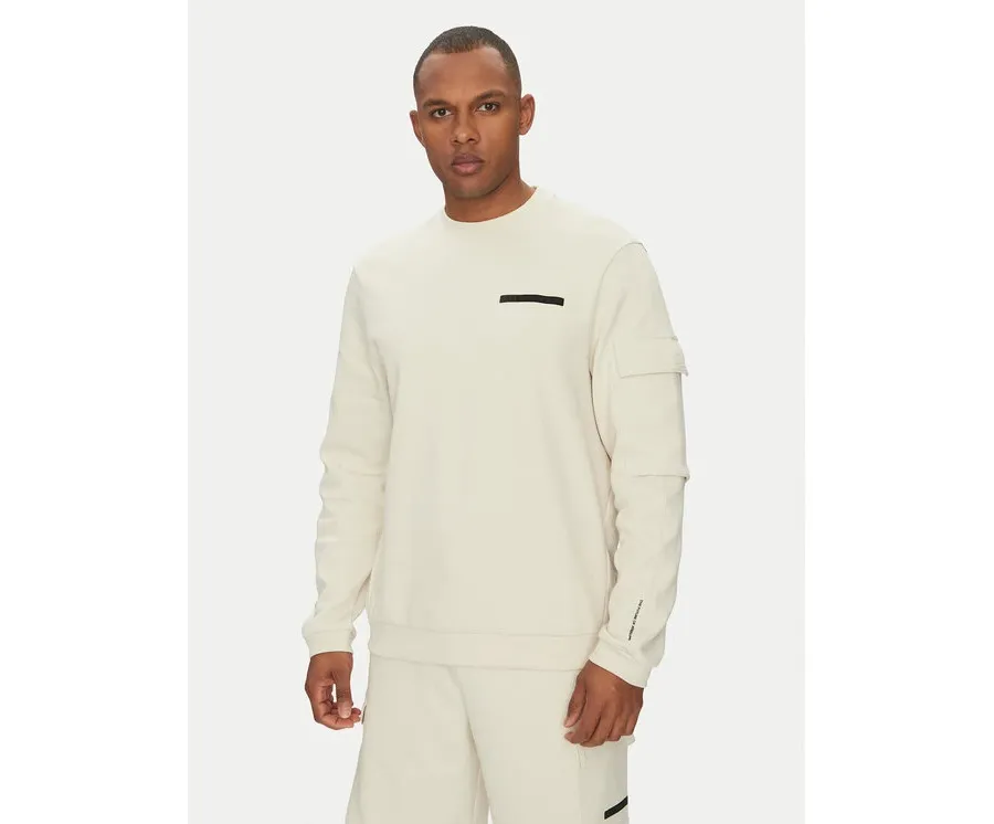 obrazek 1 EA7 Emporio Armani Bluza 7M000324 AF12660 U1112 Écru Regular Fit