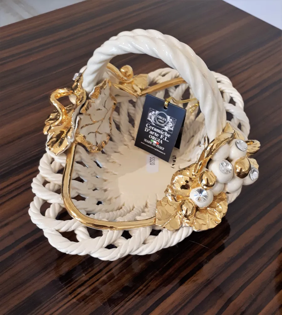 obrazek 8 Ceramiczne koszyki dekoracyjne