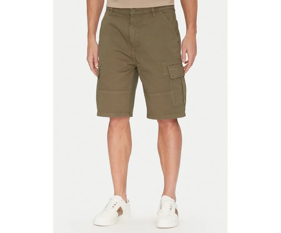 obrazek 1 Guess Jeans Szorty materiałowe M5GD45 WGCV1 Khaki Regular Fit