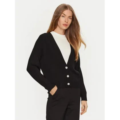 Zdjęcie ViCOLO Kardigan 77036S Czarny Relaxed Fit