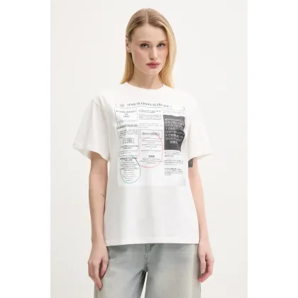 Zdjęcie MM6 Maison Margiela t-shirt bawełniany damski kolor biały S52GC0337.S24312