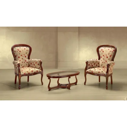 Zdjęcie Elegancki komplet mebli do luksusowego salonu w stylu francuskim – Morello Gianpaolo