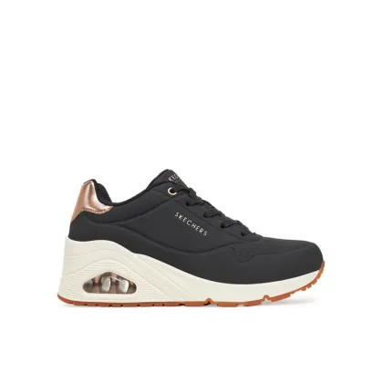 Zdjęcie Skechers Sneakersy UNO Wedge - Hi Steps (177520-BBK) 177520/BLK Czarny