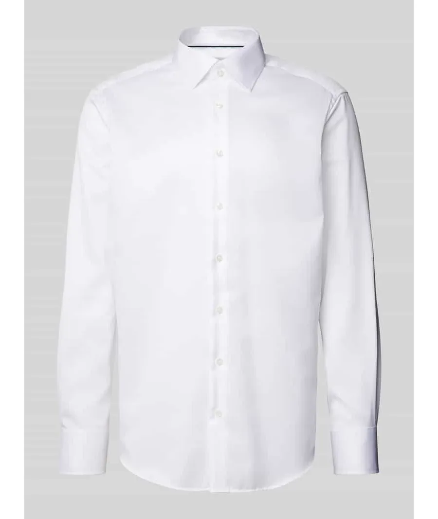 obrazek 1 Koszula biznesowa o kroju regular fit z kołnierzykiem typu kent