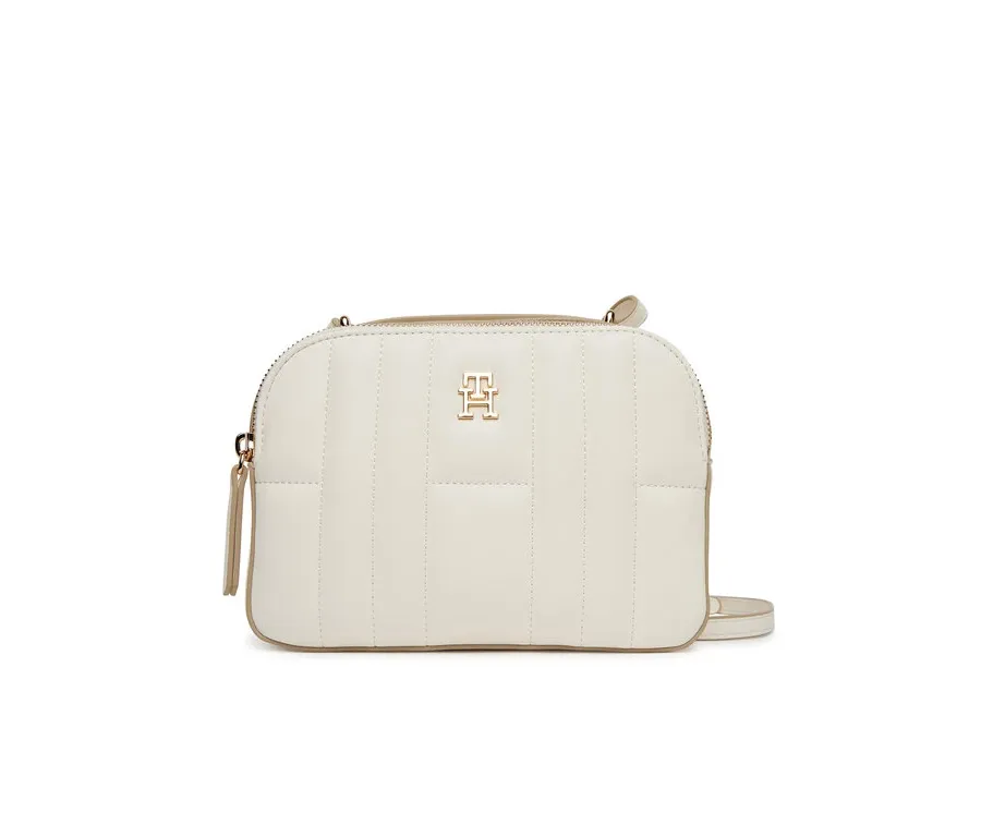obrazek 1 Tommy Hilfiger Torebka Th Feminine Conv Camera Bag AW0AW17453 Écru