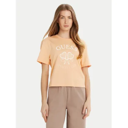 Zdjęcie Guess T-Shirt V5GI04 I3Z14 Pomarańczowy Regular Fit