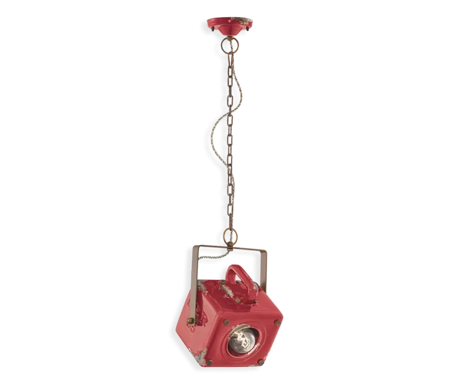obrazek 3 Oryginalna włoska lampa wisząca w stylu retro