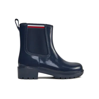 Zdjęcie Tommy Hilfiger Kalosze Essential Corporate FW0FW07762 Granatowy