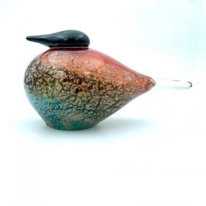 Zdjęcie Fantastyczny ptaszek z włoskiego szkła z serii