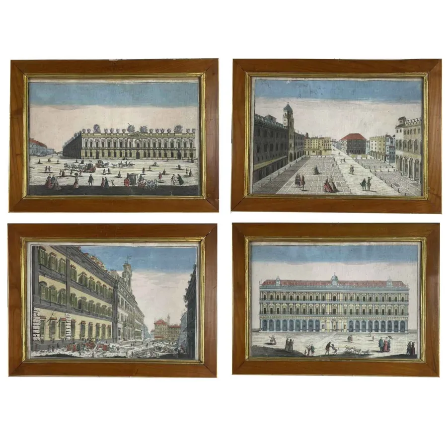 obrazek 1 Widoki architektoniczne Remondini Bassano około 1770 r
