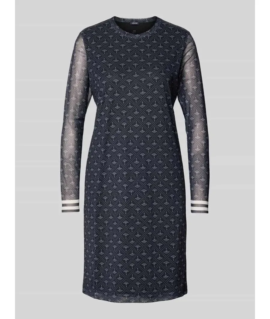 obrazek 1 Sukienka o długości do kolan z okrągłym dekoltem model ‘Tifa’