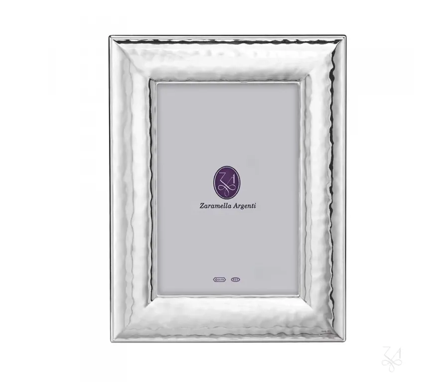 obrazek 1 Stylowa srebrna ramka na zdjęcia 13×18 cm - Zaramella Argenti