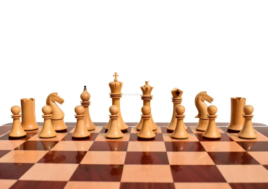 obrazek 6 Rewelacyjna seria Capablanca, 38 lakierowanych pionków szachowych - The Chess Empire