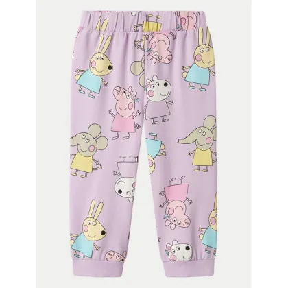 Zdjęcie NAME IT Spodnie dresowe Fira Peppa 13240633 Fioletowy Regular Fit