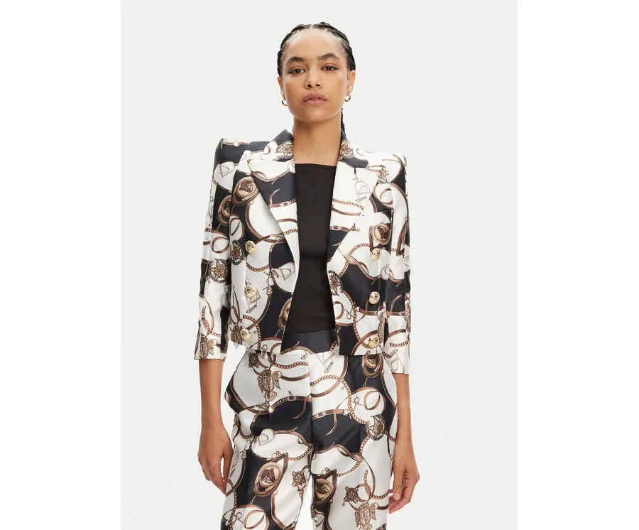 obrazek 1 Babylon Marynarka S00704 Biały Regular Fit