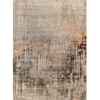 Picture Vintage hand-woven woolen rug from India - Jordan