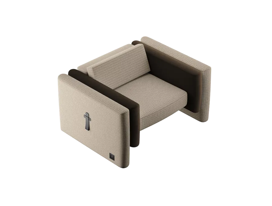obrazek 5 Piękny fotel w stylu modernistycznym