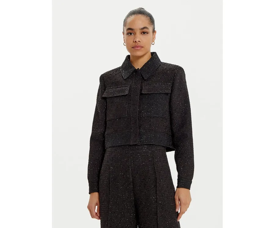 obrazek 1 Lola Casademunt by Maite Marynarka MF2402016 Czarny Regular Fit