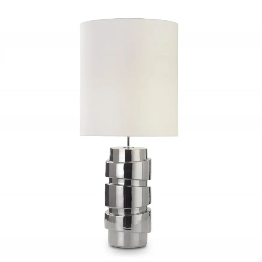 obrazek 1 Ceramiczna włoska lampa stołowa H.43xL.22xP.22 cm
