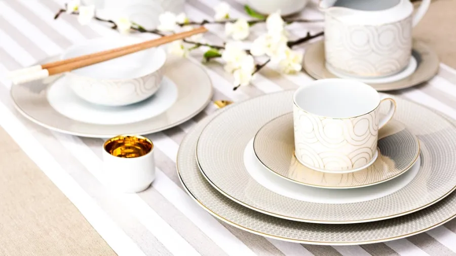 obrazek 3 Ekskluzywna porcelana stołowa 68el. - Porcel