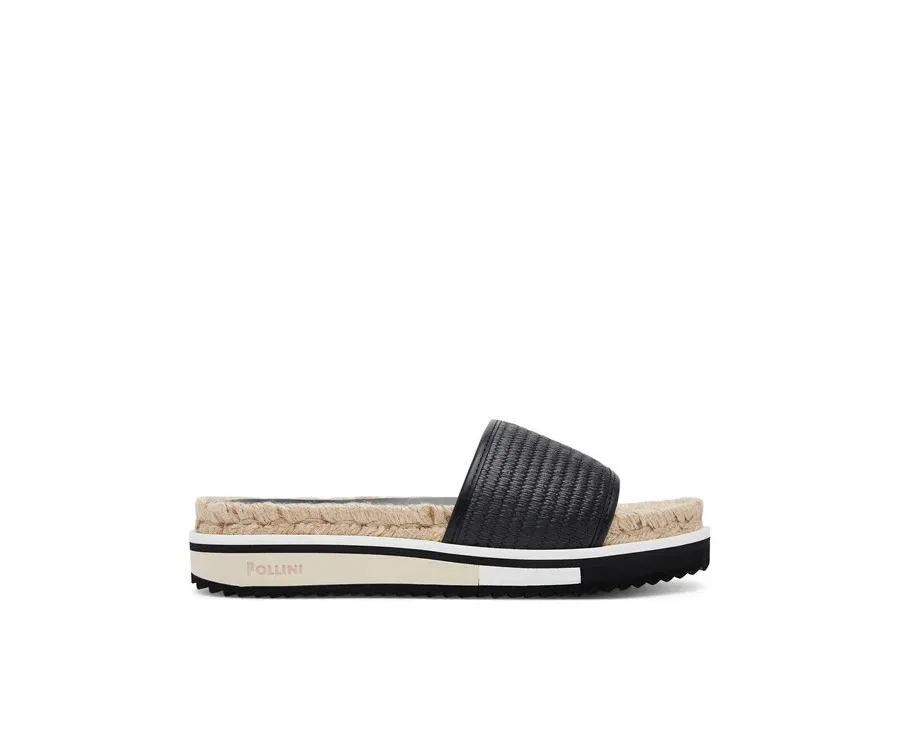 obrazek 1 Pollini Espadryle SA28295G0MTN100A Czarny
