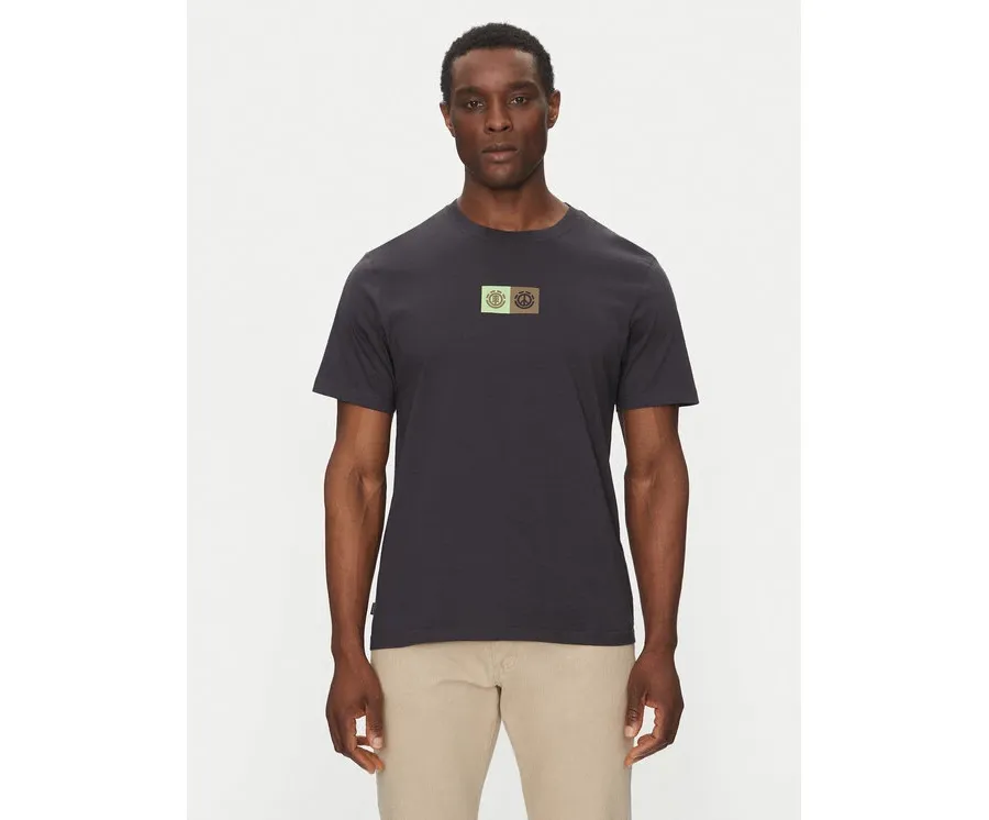 obrazek 1 Element T-Shirt ELYZT00492 Czarny Regular Fit