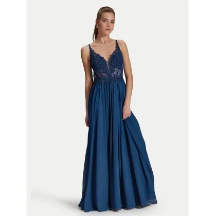 Zdjęcie Hey Kyla Sukienka wieczorowa 5AI081HK Granatowy Slim Fit
