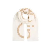 Zdjęcie Calvin Klein Szal Bold Logo Cotton Hemp Scarf K60K612975 Écru