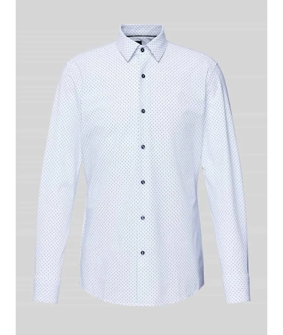 obrazek 1 Koszula biznesowa o kroju slim fit z kołnierzykiem typu kent