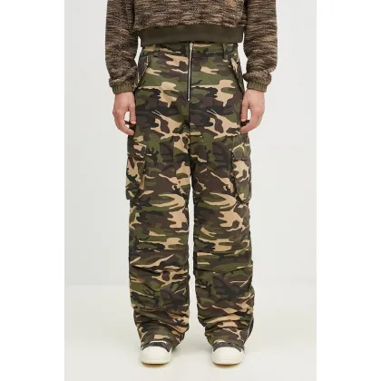 Zdjęcie Andersson Bell spodnie dwustronne Reversible Padded Camouflage Cargo Pants kolor zielony apa688m