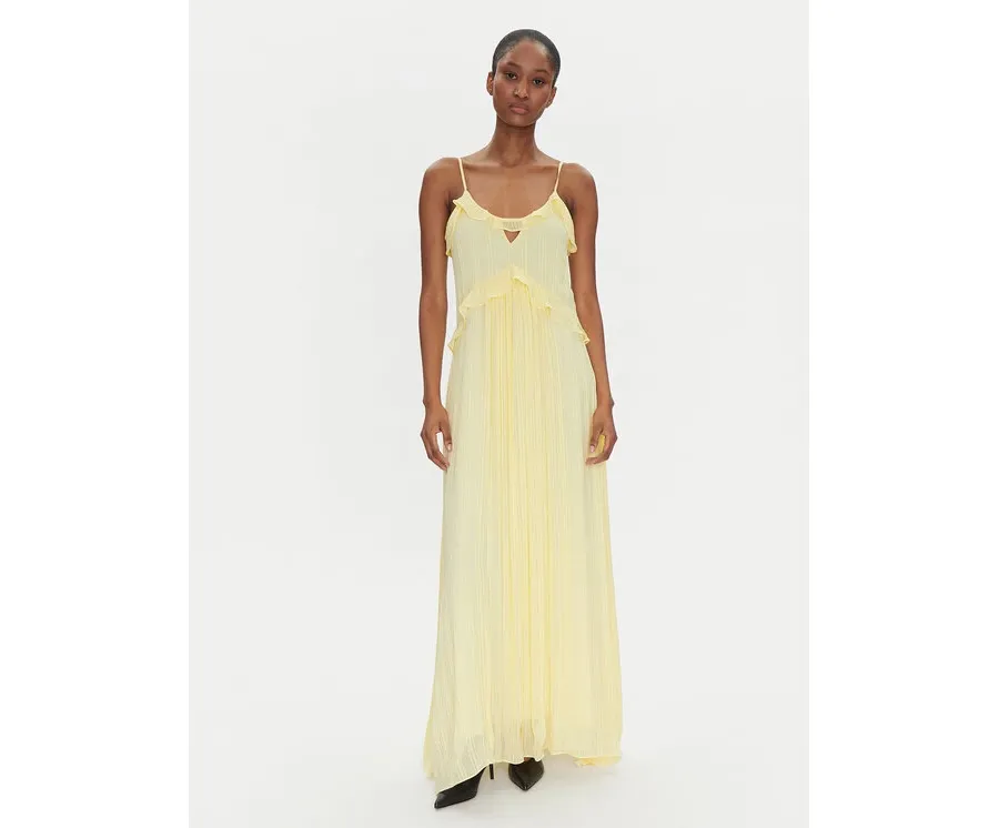 obrazek 1 TWINSET Sukienka letnia 251TP2262 Żółty Loose Fit