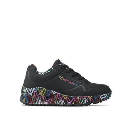 Zdjęcie Skechers Sneakersy Uno Lite Lovely Luv 314976L/BKMT Czarny