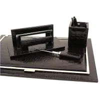 Picture Prestigious leather desk set - handmade