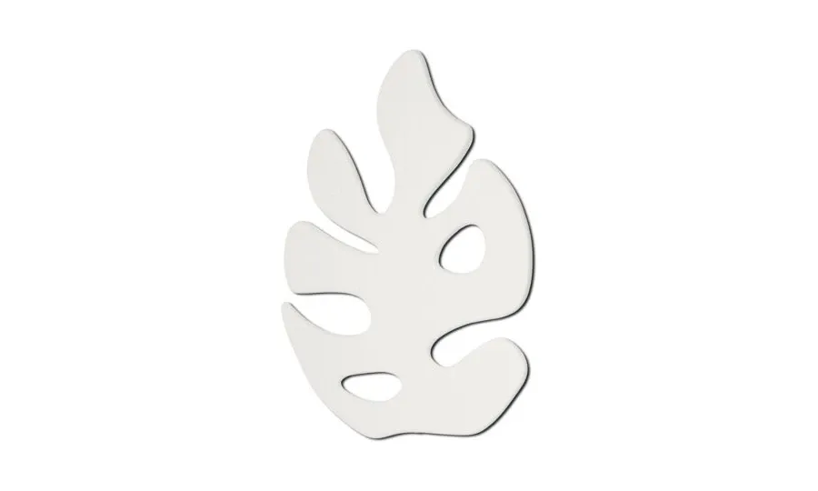 obrazek 2 Ceramiczna dekoracja ścienna w kształcie liścia