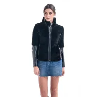 Picture Wonderful short lambskin jacket - A&A Vesa