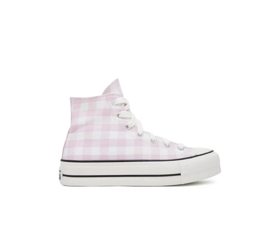obrazek 1 Converse Trampki Chuck Taylor All Star Lift Platform Gingham A13663C Różowy