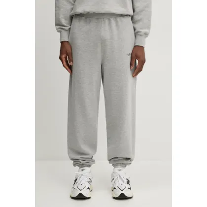 Zdjęcie No Problemo spodnie dresowe bawełniane Mini Problemo Sweatpant kolor szary z nadrukiem NP30009.02