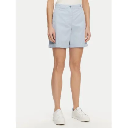Zdjęcie Tommy Hilfiger Szorty materiałowe WW0WW42457 Błękitny Regular Fit