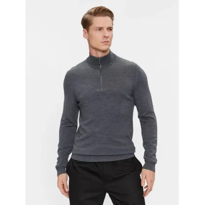 Zdjęcie Calvin Klein Sweter K10K110421 Szary Regular Fit